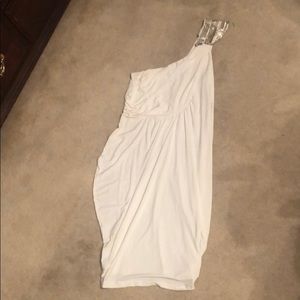 White One Shoulder Dress